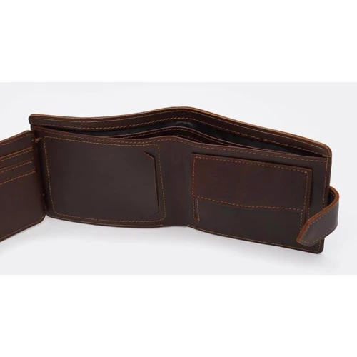 Чоловічий портмоне Keizer коричневий (K12021-1Coffee): Формат гаманця Вертикальный