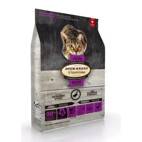 Сухий корм для котів Oven-Baked Tradition зі свіжим м'ясом качки 350 г (9770-350)
