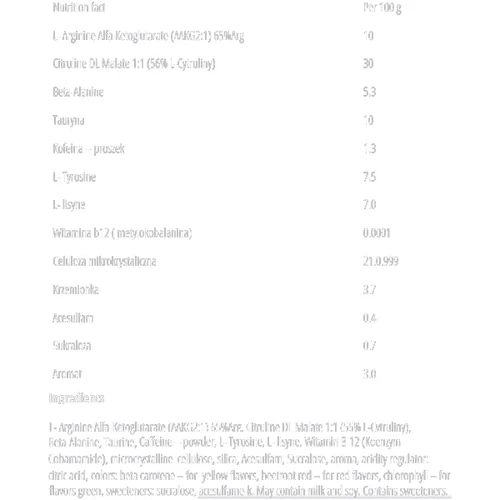 Предтренировочный комплекс Bodyperson Labs Pre-Workout Formula 250 g / 16 servings / Green apple: Тип Комплекс до тренировки