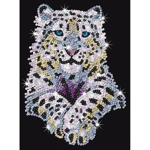 Набор для творчества Sequin Art BLUE Снежный леопард