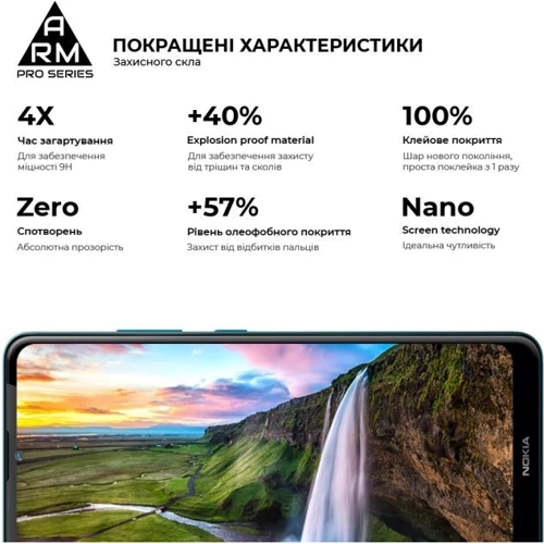 Аксессуар для смартфона ArmorStandart Tempered Glass Pro Black for Nokia 2.4 (ARM59579) фото 5