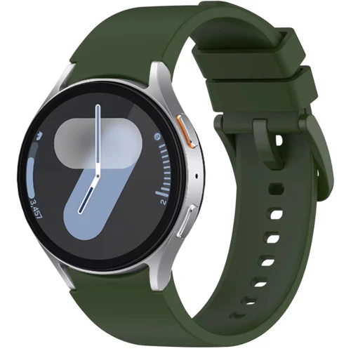 BeCover Strap Tape Khaki for Samsung Galaxy Watch (20mm) 4 40mm-44mm/5 40-44mm/6 40-44mm/7 40-44mm (712056)