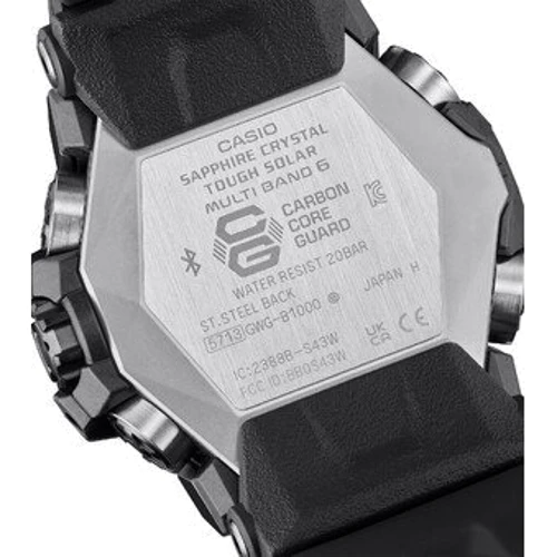 Наручные часы Casio GWG-B1000-1AER: Водонепроницаемость 20 ATM
