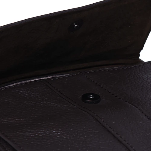 Мужская сумка планшет Borsa Leather коричневая (K18154-brown): Фактура Матовая, Зернистая