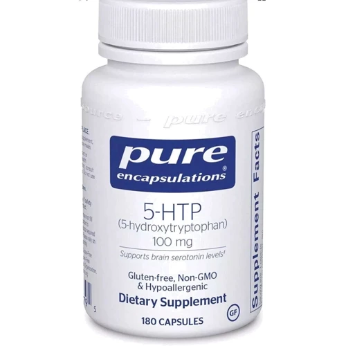 Амінокислота для спорту Pure Encapsulations 5-HTP 100 mg 180 caps 5-гідроксітріптофана