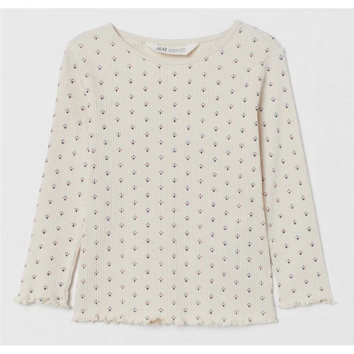 Лонгслів H & M 312-8567261 98-104 см білий