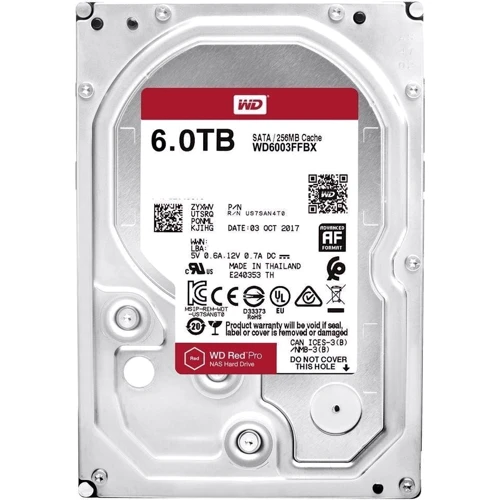 Внутрішній жорсткий диск WD Red Pro 6 TB (WD6003FFBX): Форм-фактор 3.5"