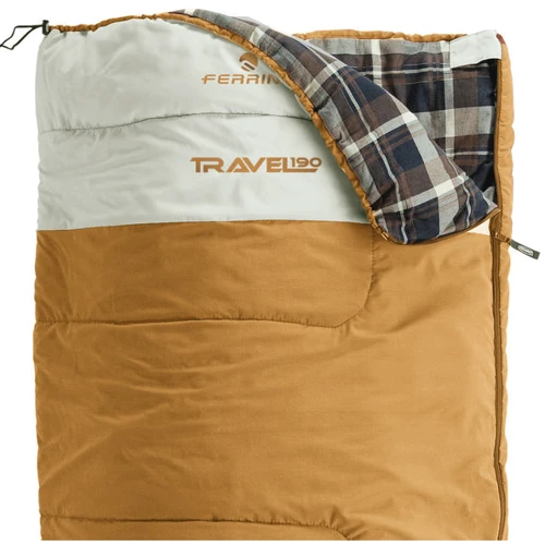 Спальный мешок Ferrino Travel 190/+5°C Mustard (Left) (922932): Назначение трехсезонный