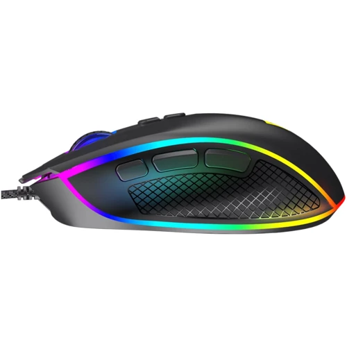 Мышь Modecom Veles Volcano RGB USB Black (M-MC-VELES-100): Эргономика для правой руки