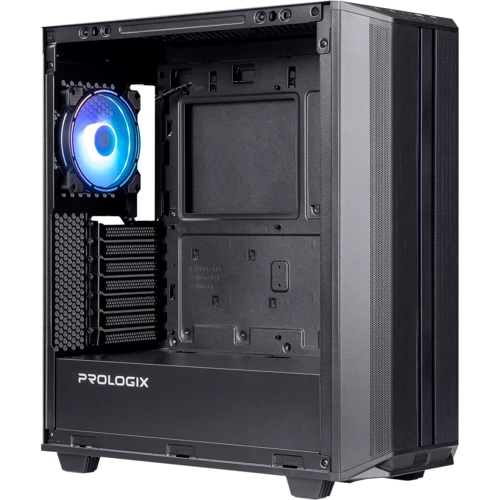 Корпус Prologix E122 Black: Типоразмер Midi-Tower