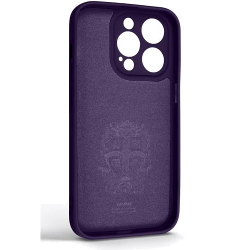 Чохол для iPhone ArmorStandart Icon Ring Dark Purple для iPhone 14 Pro (ARM68712): Колір фиолетовый