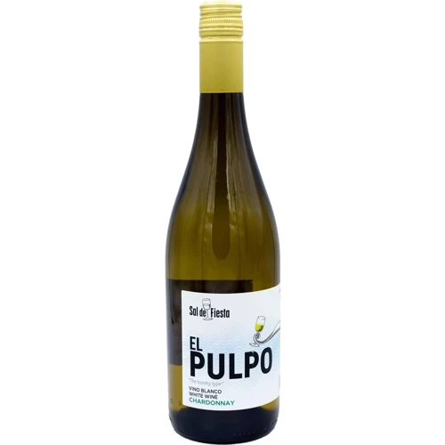Вино Sal De Fiesta El Pulpo Eco, біле, сухе, 0.75л 12.5% (PLK8437005458338)
