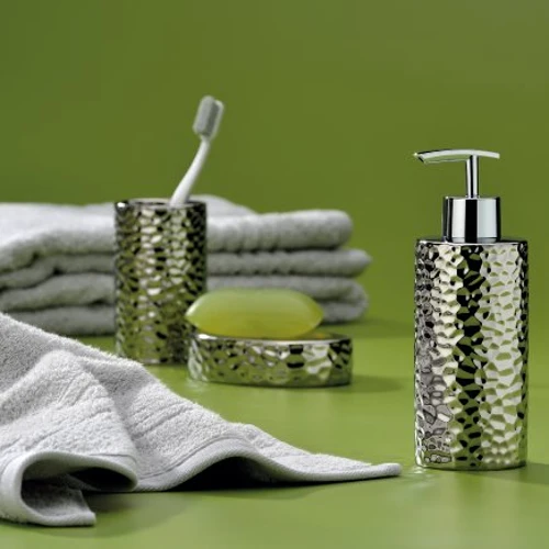 Склянка для зубних щіток KELA Sterling срібляста 11х6.5 см (23781)