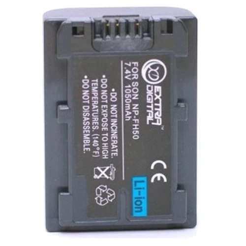 Extradigital для Sony NP - FH50, Li - ion, 1050 mAh (BDS2660)