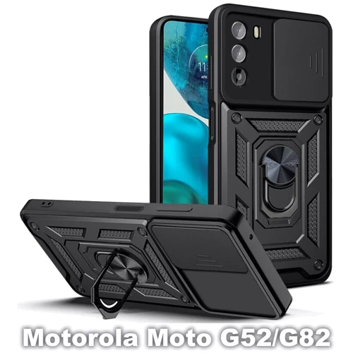 Чохол для телефона BeCover Military Black для Motorola Moto G52/G82 (709972)