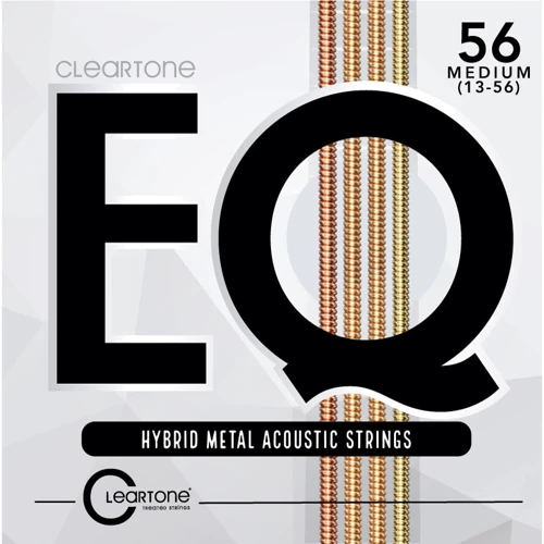 Струна для гитар Струны CLEARTONE 7813 EQ HYBRID METAL ACOUSTIC MEDIUM 13-56