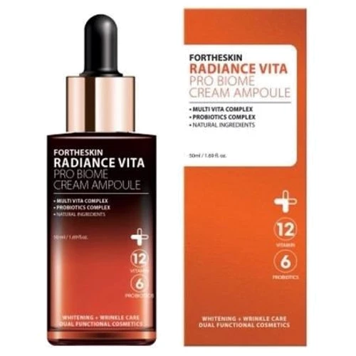 Fortheskin Radiance Vita Pro Biome Cream Ampoule Крем-сыворотка для лица с эффектом лифтинга 50 ml: Пол Для женщин