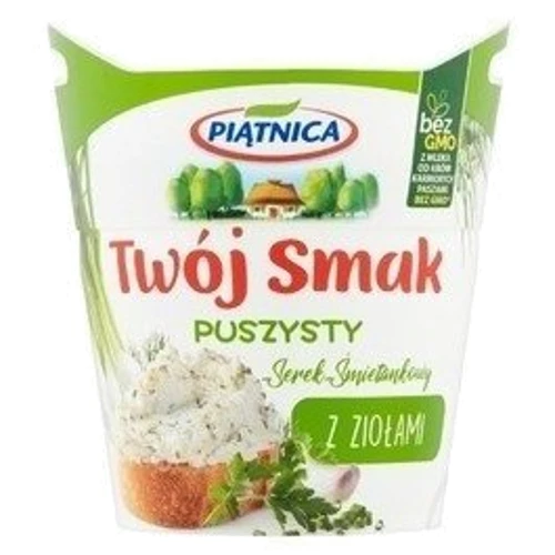 Сыр сливочный с травами Twoj Smak 60%, 150 г (WT3705)