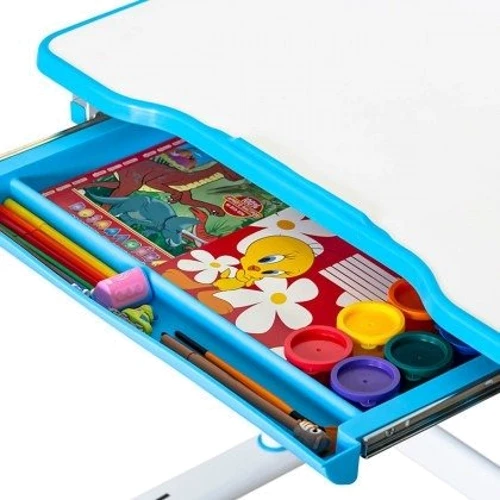 Комплект Evo-kids Ergo стіл та стілець блакитний (Evo-06 Ergo BL): Регулювання кута нахилу є