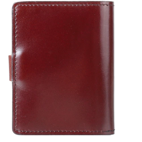 Жіноча візитниця DNK Leather бордова (DNK-Cards-Kcol-PR): Формат гаманця вертикальний