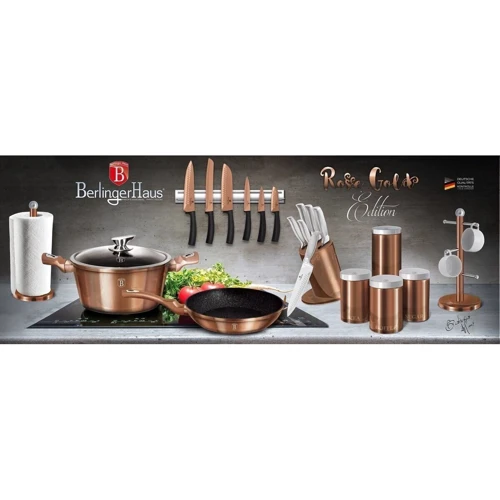 Кастрюля Berlinger Haus Rose Gold 4.1 л (1515N-BH): Объем, л 4.1