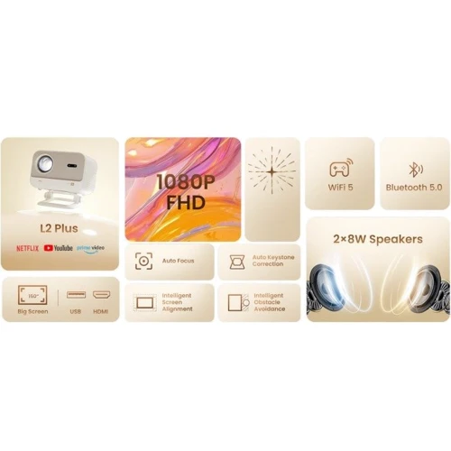 Проектор Yaber L2 Plus (Yaber-L2-Plus)