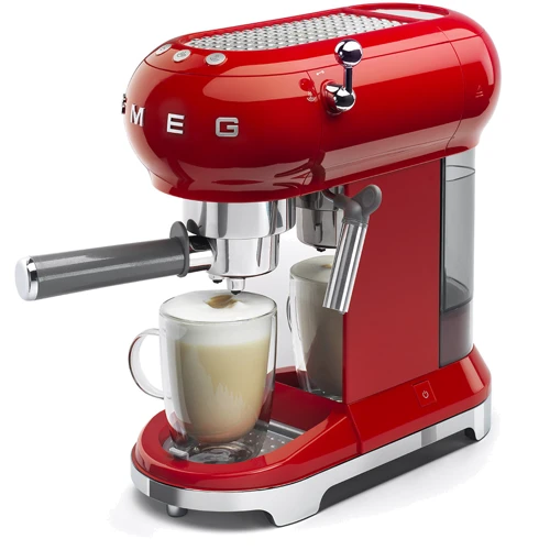 Кофеварка Smeg ECF01RDEU: Мощность, Вт 1350