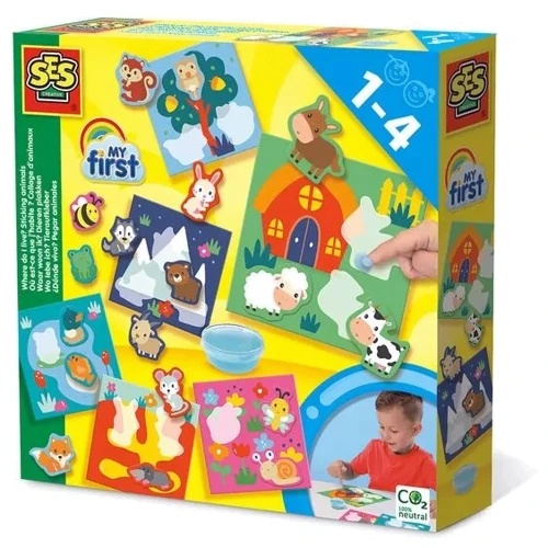 Набор для творчества SES Creative Где живут животные? (14401S): Производитель Ses Creative