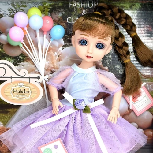 Кукла модница с воздушными шариками (QJ 138 B): Высота, см 30