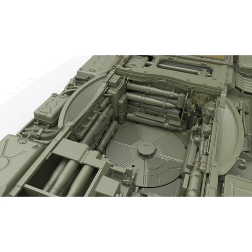 Збірна модель MiniArt Радянський середній танк Т-55А зразка 1965 р пізній з інтер'єром 1:35 (MA37022) фото 12