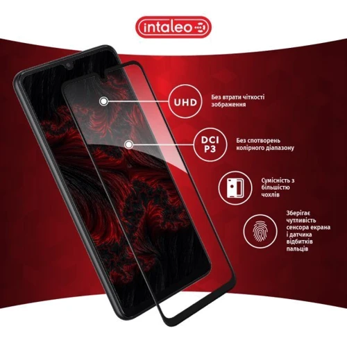 Аксессуар для смартфона Intaleo Tempered Glass Full Glue Black for Samsung A336 Galaxy A33 5G: Материал стекло