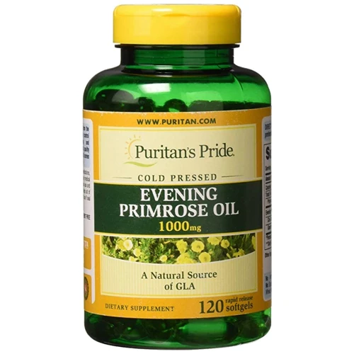 Puritan's Pride Evening Primrose Oil 1000 MG With GLA - 120 Softgels