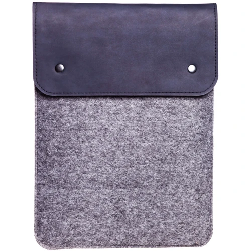Gmakin Case Slim Felt Two Buttons Blue/Grey (GM65-12) for MacBook 12": Цвет Синий (Blue)