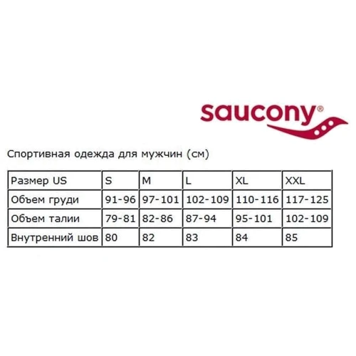 Спортивні тайтси Saucony Solstice Tight SAM800231-BK 46 чорні: Розмір 46