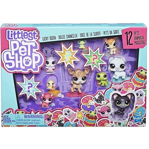 Набір Hasbro Littlest Pet Shop Колекція 12 щасливих петов Донат (E2072): Тип Персонаж мультфільму, фільму