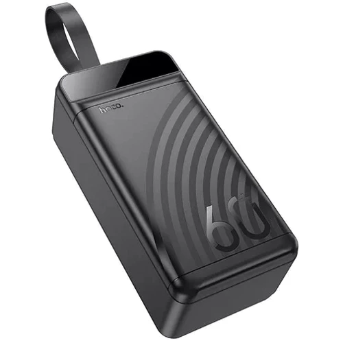 Внешний аккумулятор Hoco Power Bank 60000mAh J123C Element 22.5W+PD20W Black: Особенности Фонарик, С дисплеем, Индикатор заряда, быстрая зарядка