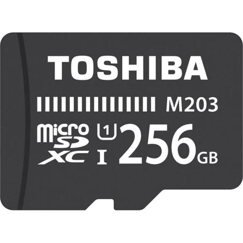 Карта памяти Toshiba 256GB microSDXC Class 10 UHS-I U1 High Speed  M203 + adapter (THN-M203K2560EA): Тип карты MicroSDXC