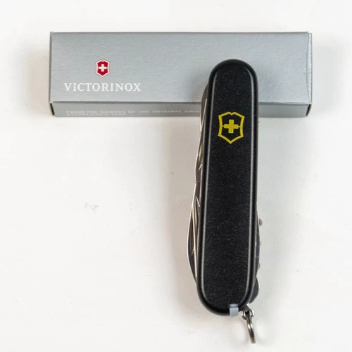 Мультитул Victorinox CLIMBER MAT черный матовый лак с желт. лого (Vx13703.3_M0008p) фото 14