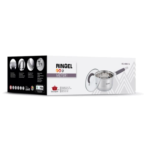 Ковш Ringel Meyer с крышкой 16 см, 1.6 л (RG-4008-16): Диаметр, см 16