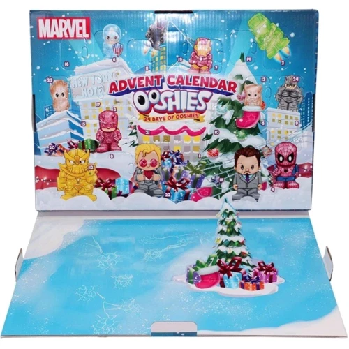 Набор игровых фигурок OOSHIES – Адвент-календарь Марвел (24 фигурки) (23296): Пол Унисекс
