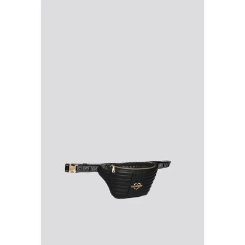 Женская поясная сумка Love Moschino Borsa quiled nappa PU JC4069PP1CLA1000 черная (8051578593984): Пол Женский