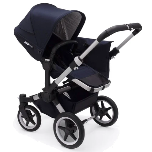Универсальная коляска 2 в 1 Bugaboo Donkey 3 Classic Mono Alu/Dark Navy, темно-синий (180154AA01): Количество блоков 1