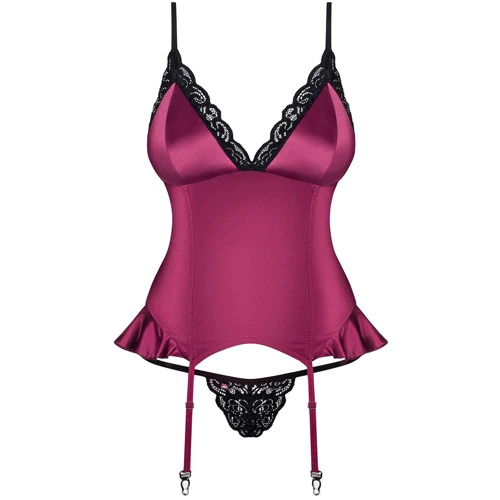 Комплект Obsessive 845-COR-5 corset, S/M