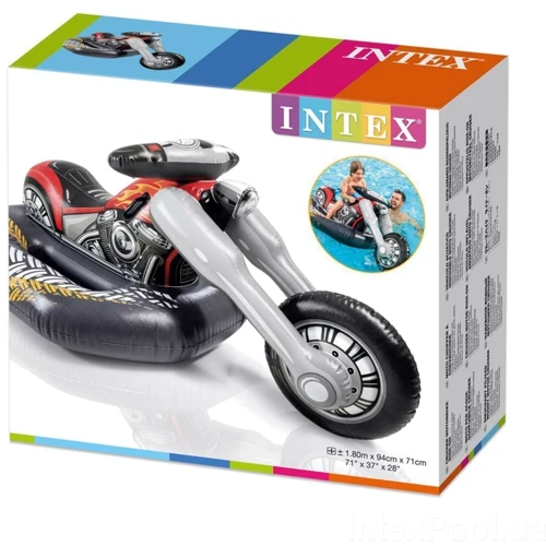 Плотик Intex Мотобайк 57534, 180-94-71см: Колір малюнок