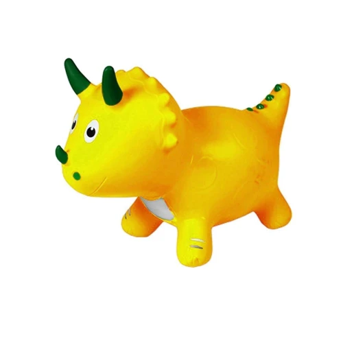 Детский прыгун METR+ Динозавр BT-RJ-0069 резиновый (Yellow)
