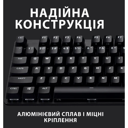 Клавіатура Logitech G413 SE Mechanical Tactile Switch USB Black (920-010438): Кількість клавіш 104