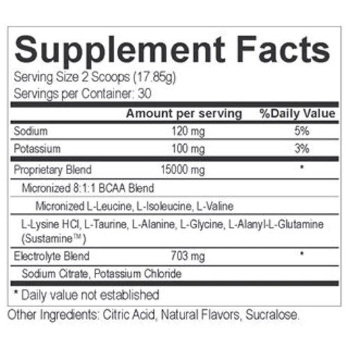 Амінокислота для спорту Modern Sports Nutrition Modern BCAA+ 535 g / 30 serving / Blue Raspberry: Смак Блакитна малина