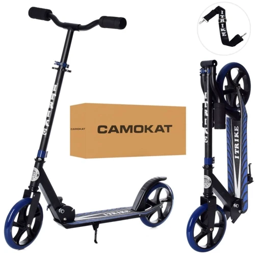 Самокат iTrike синий (SR 2-010-10-B-BL): Количество колес 2