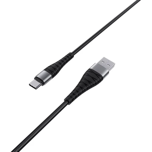 Кабель Borofone USB Cable to USB-C 1m Black (BX32): Тип USB Cable - USB-C