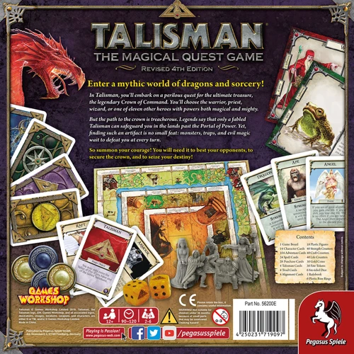 Настольная игра Talisman Revised 4th Edition: Тип Детские
